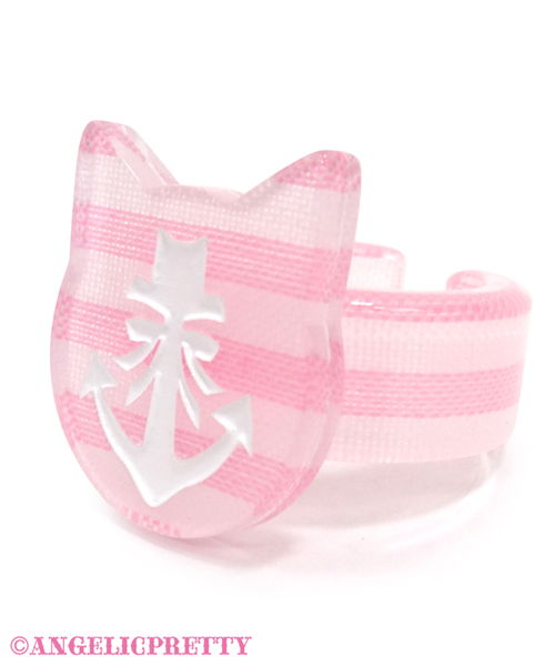 Sailor Marin Kitten Ring - Pink