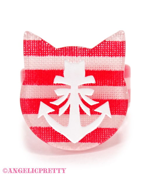 Sailor Marin Kitten Ring - Red