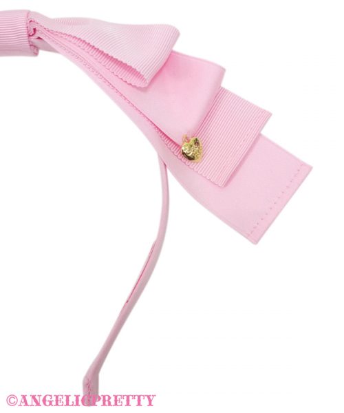 Sherbet Michelle Headbow - Pink - Click Image to Close