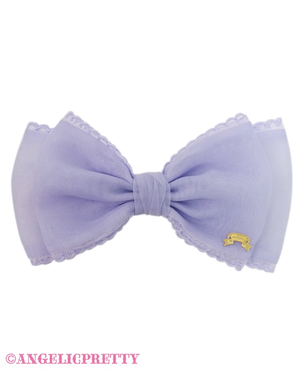 Sherbet Ribbon Barrette - Lavender