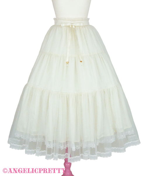 Sherbet Tulle Skirt - White