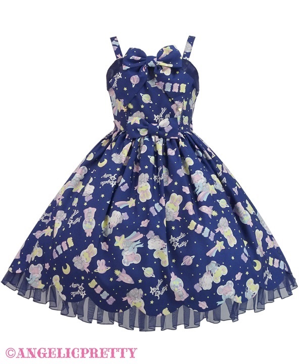 SPACE TOYS Jumperskirt - Navy