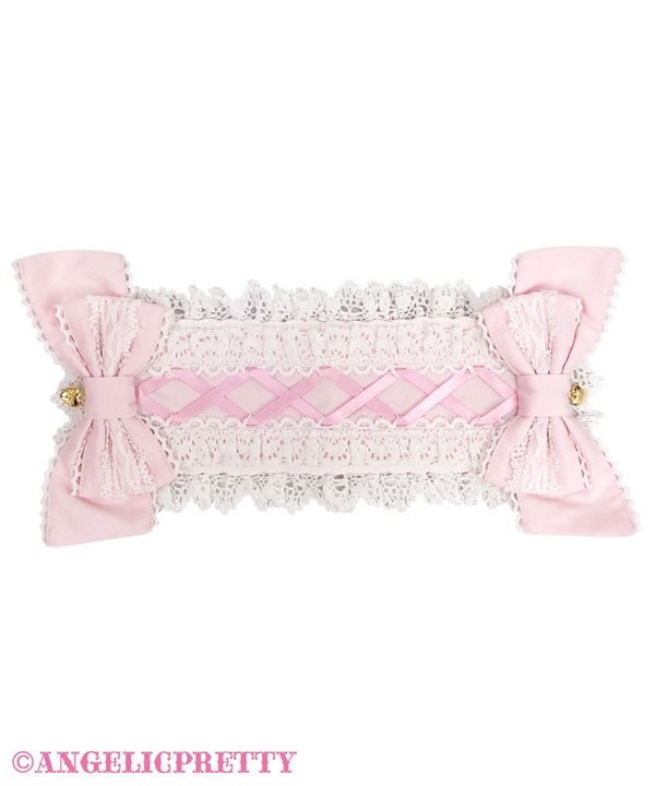 Spindle Ribbon Doll Headdress - Pink