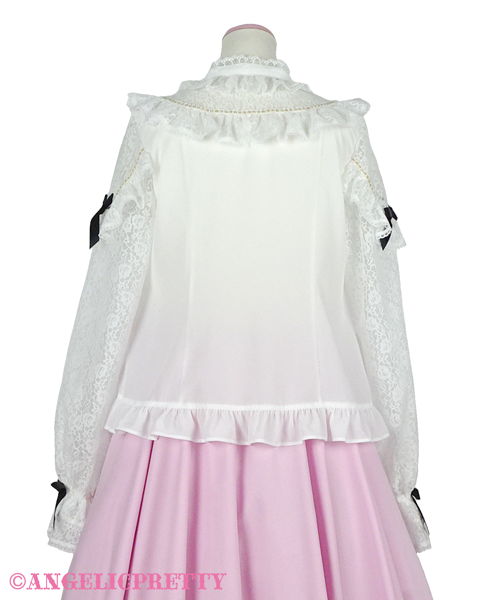 Spooky Night Doll Blouse - White