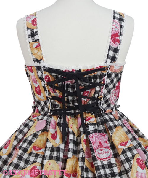 Strawberry Bread Bakery Jumperskirt - Brown - Click Image to Close