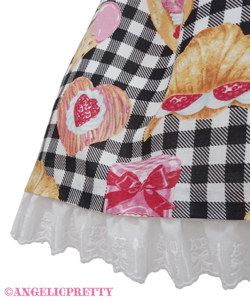 Strawberry Bread Bakery Jumperskirt Set - Red - Click Image to Close