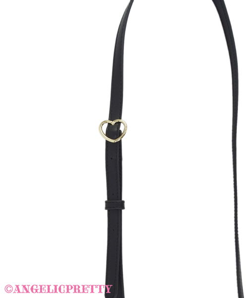 Strawberry Cupcake Shoulder Bag - Black