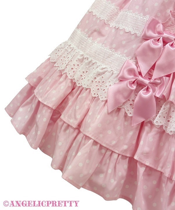 Sugar Frill Jumperskirt - Red - Click Image to Close