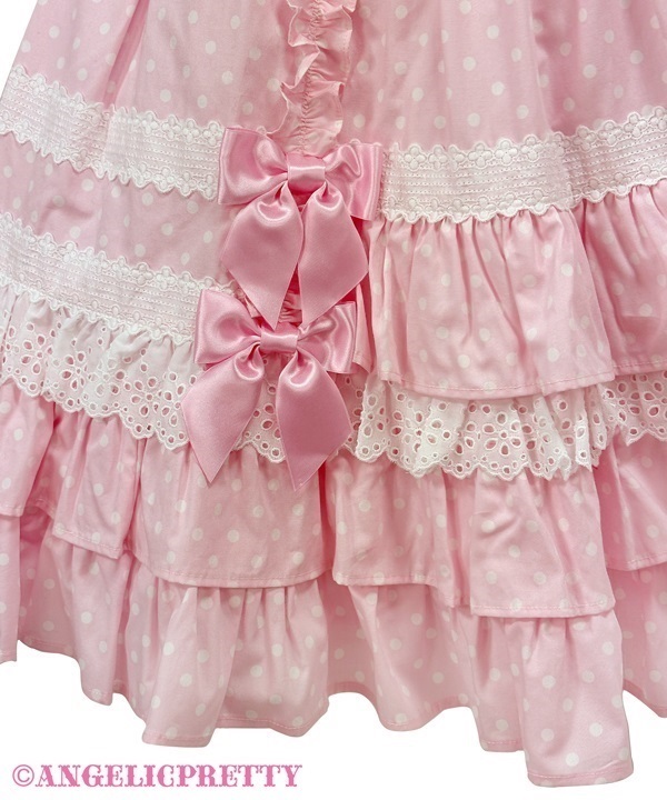 Sugar Frill Jumperskirt - Red - Click Image to Close