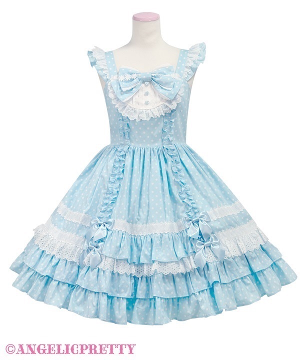 Sugar Frill Jumperskirt - Sax