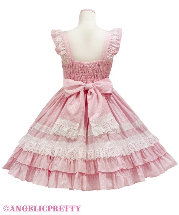 Sugar Frill Jumperskirt - Sax [262J01-020710-sx] - $323.00