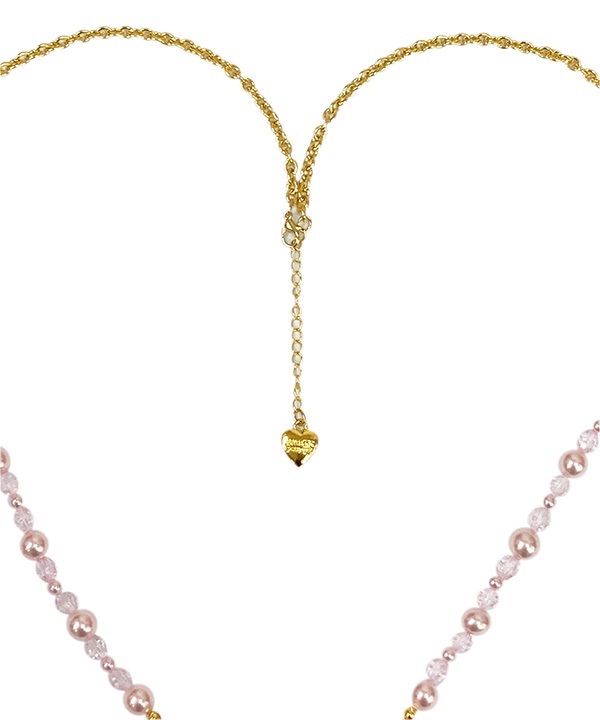 Sugar Ribbon Necklace - Sax [242KA08-130609-sx] - $80.00