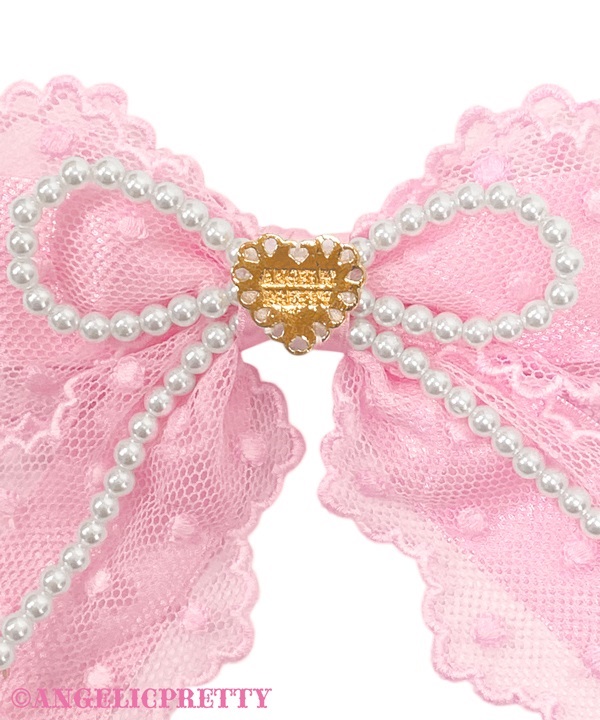 Sweet Actress Ribbon Clip Set - Black