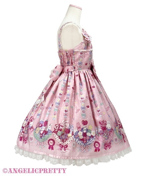 Sweet Candy Bouquet Jumperskirt - Black [262PJ03-020715-bk Sweet Candy Bouquet Jumperskirt - Black [262PJ03-020715-bk