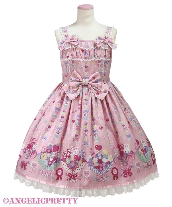 Sweet Candy Bouquet Jumperskirt - Pink