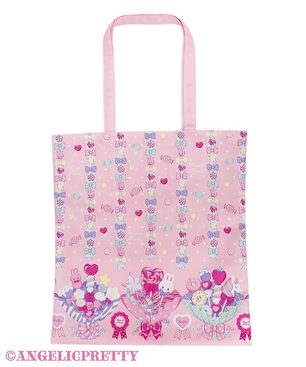 Sweet Candy Bouquet Tote Bag - Pink