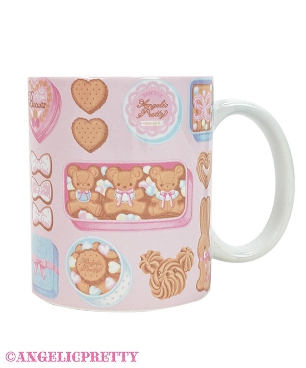 Sweet Cookie Box Mug Cup - Pink