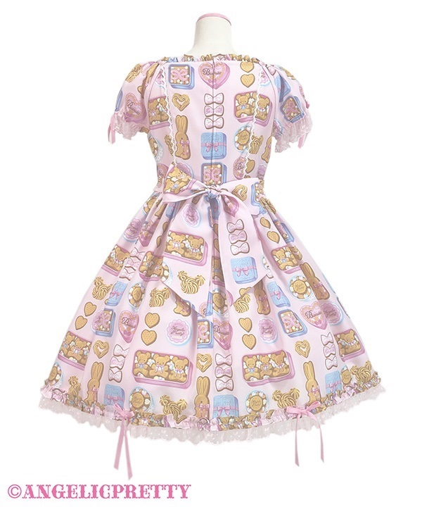 Sweet Cookie Box One Piece - Pink