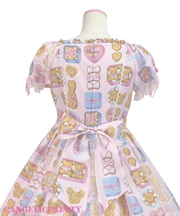 Sweet Cookie Box One Piece - Pink