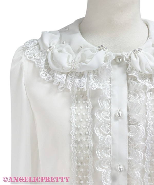 Sweet Cream Blouse - Pink