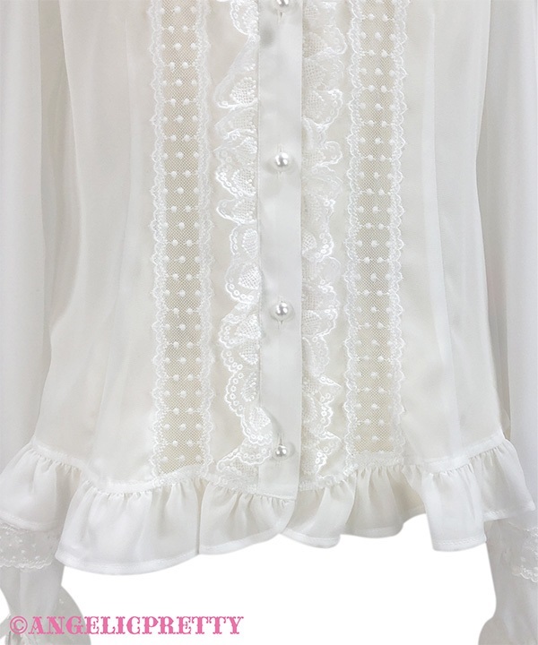 Sweet Cream Blouse - Pink - Click Image to Close