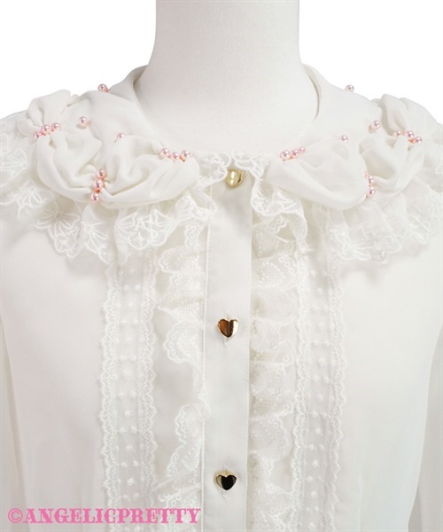 Sweet Cream Blouse - White - Click Image to Close