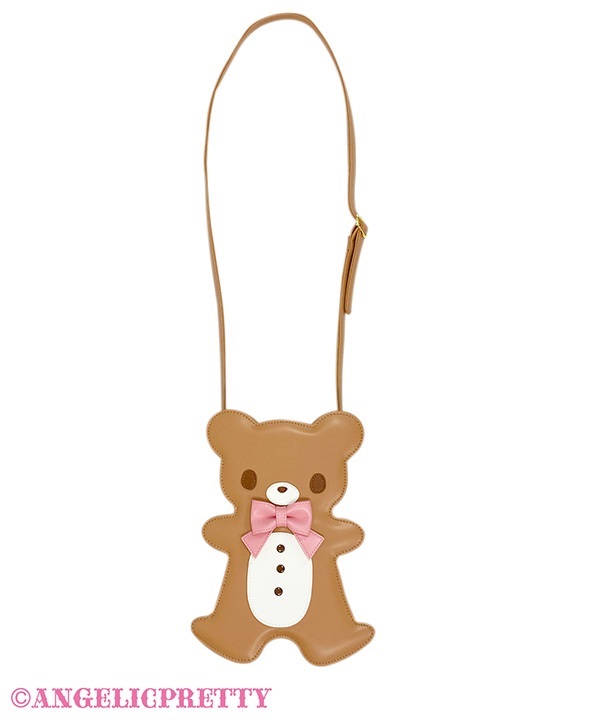 Sweet Cream Ginger Bear Shoulder Bag - Brown