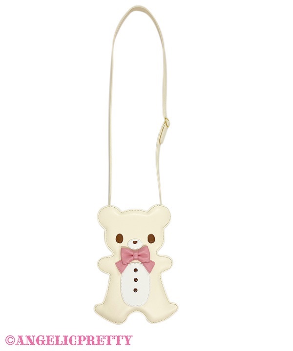 Sweet Cream Ginger Bear Shoulder Bag - Ivory