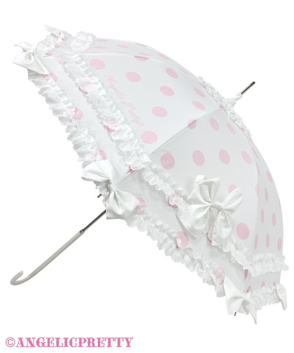 Sweet Dot Umbrella - White