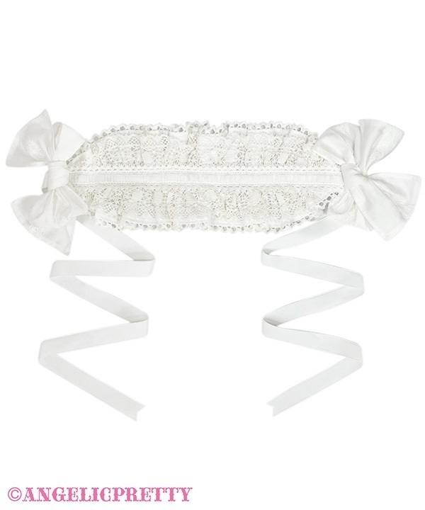 Sweet Frill Headdress - White