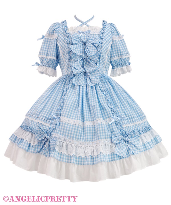 Sweet Frill One Piece - Sax
