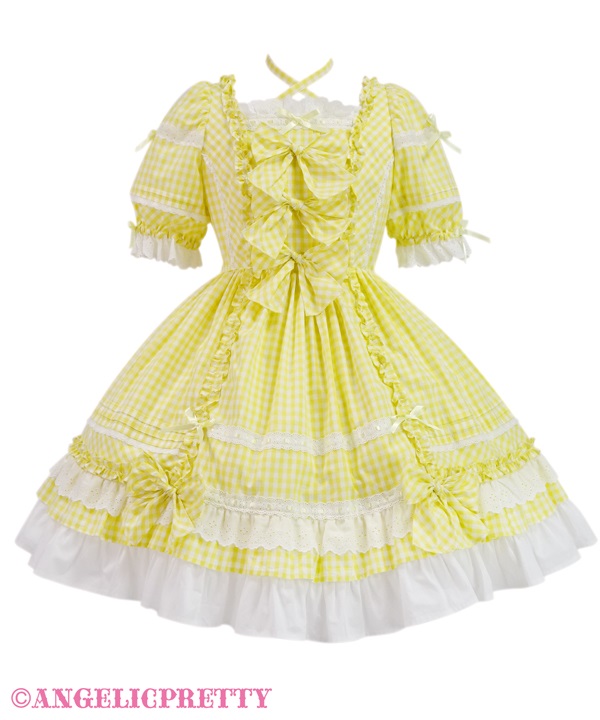 Sweet Frill One Piece - Yellow