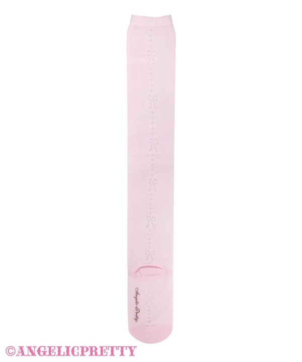 Sweet Ribbon Over Knee - Black