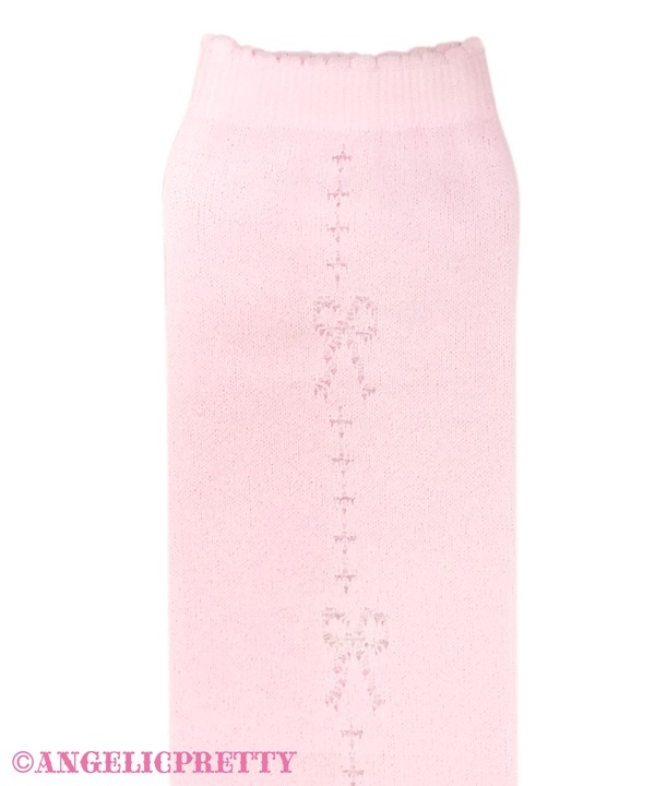 Sweet Ribbon Over Knee - Black