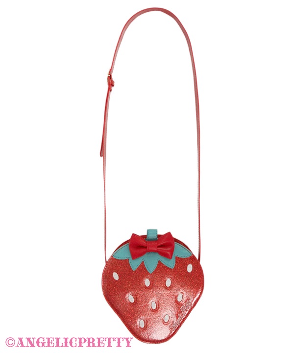 Sweet Strawberry Shoulder Bag - Red