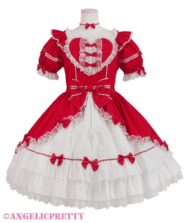 Symphony Heart One Piece - Red