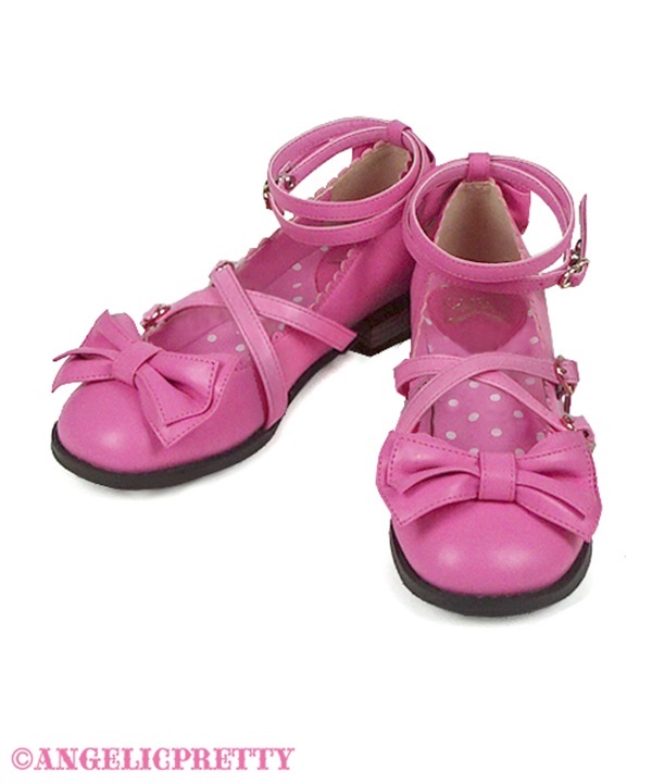 Tea Party Shoes (M) - Deep Pink