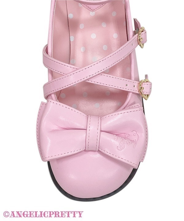tea party shoes 濃ピンク LL angelic pretty Tea Party Shoes (2019) by Angelic Pretty