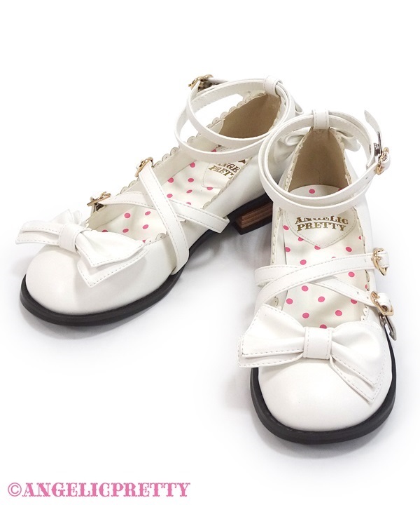 Tea Party Shoes (M) - White - Click Image to Close