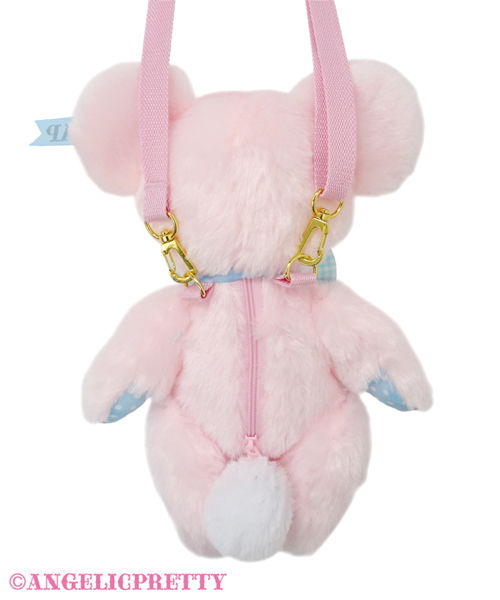 Toybox Hanikami Bear Doll Pouch - Pink