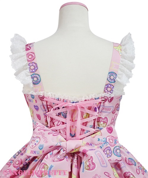 Toys Donut Diner Jumperskirt - Black