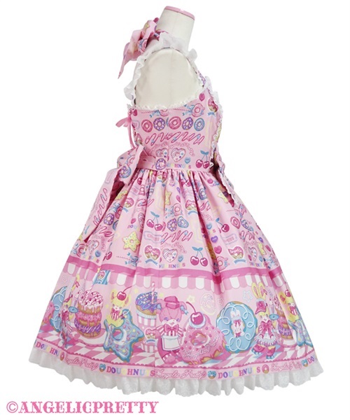 Toys Donut Diner Jumperskirt - Pink - Click Image to Close
