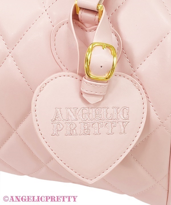 Travel Quilted Boston Bag - White