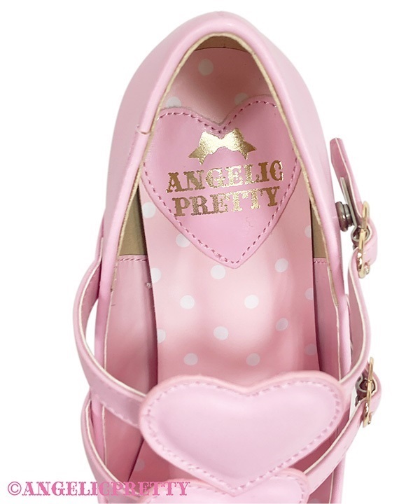 Trio Heart Shoes (S) - Pink