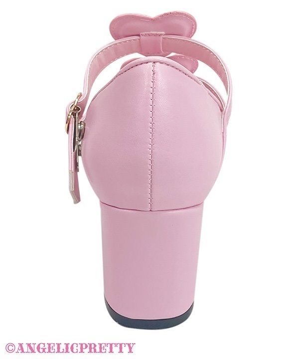 Trio Heart Shoes (S) - Pink