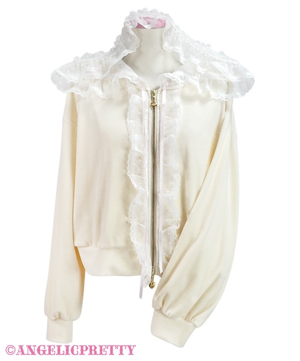 Tulle Bonnet Parka - Ivory