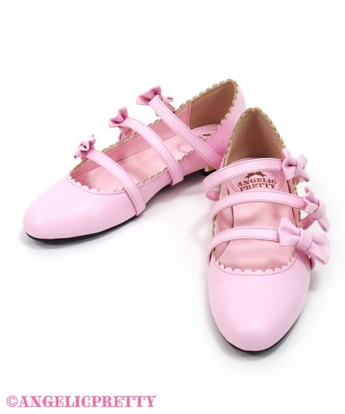 Walking Ribbon Shoes (L) - Pink