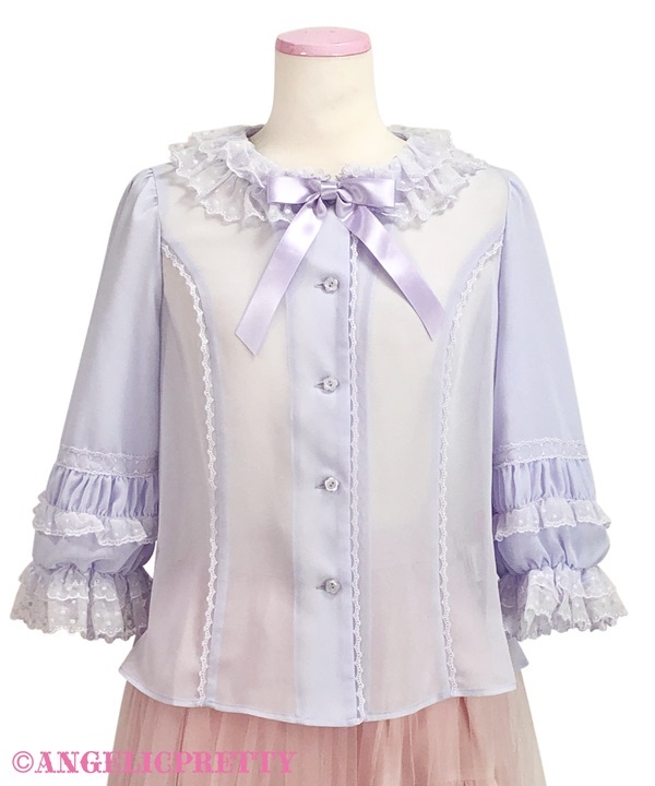 Whip Doll Blouse - Lavender - Click Image to Close