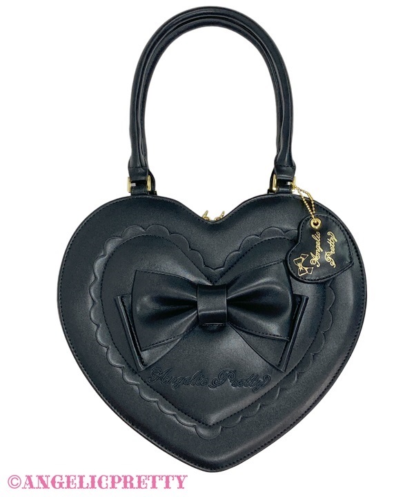Whip Heart Tote Bag - Black