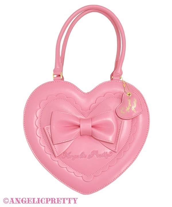 Whip Heart Tote Bag - Deep Pink